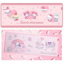 Sanrio genuine Long Mouse Pad Desk Mat Group pattern, Mymelody