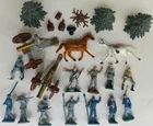 Marx Miniature HO Civil War Blue and Gray Playset Figures and Pieces