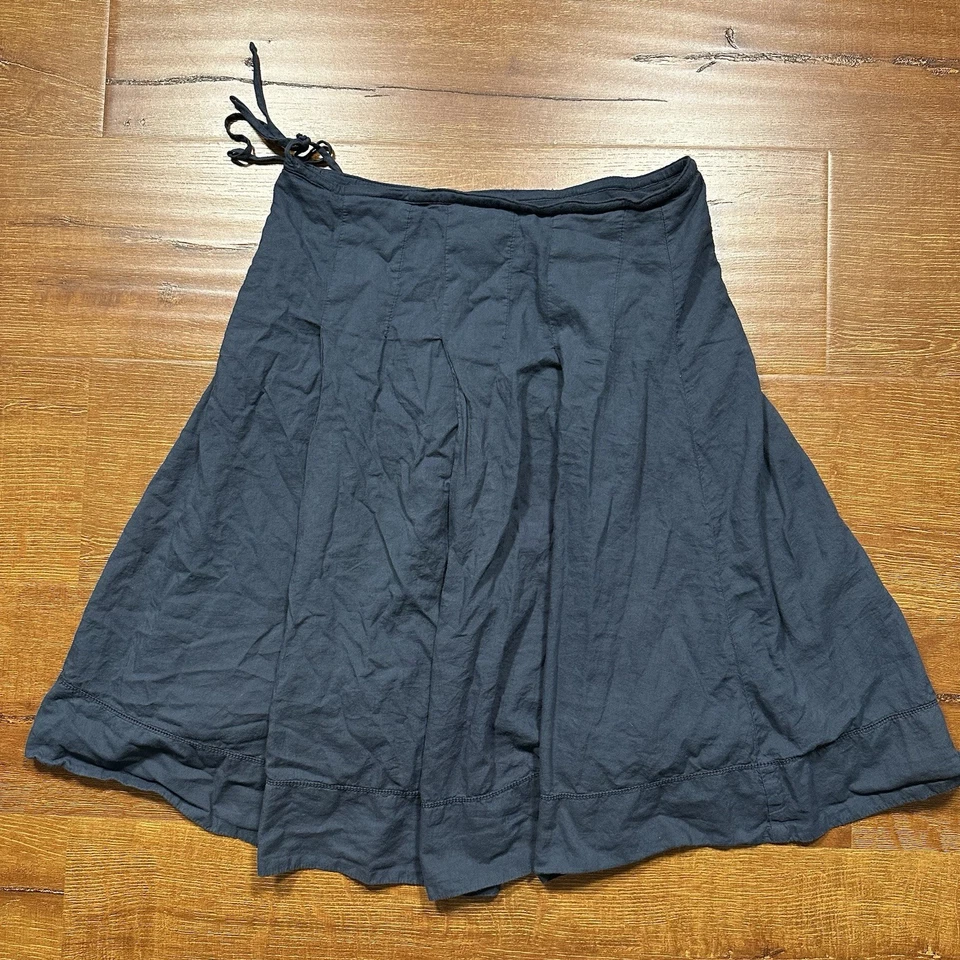 Falda James Perse Mujer 1 Azul Forrada Algodón EE. UU. Retro Y2K Diseñador Antiguo Clásico Foto 2 de 4