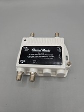 Channel Master CM-3412 Ultra Mini 2 Port TV Antenna Amplifier, HDTV Signal White