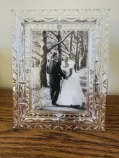 Mikasa Crystal Clear Glass For 3.5" x 5" Photo Picture Frame