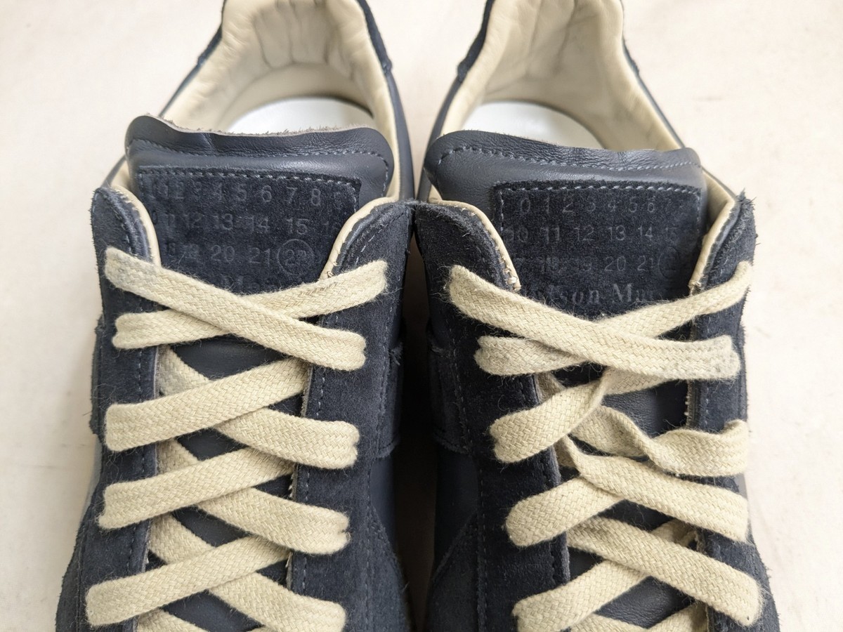 Maison Margiela スニーカー　7 TG40 Maison Margiela GAT Sneakers Navy Blue Men 7 40 Leather