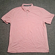 tommy bahama polo shirt mens large light pink