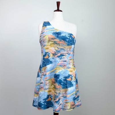 DSG Twitch + Allison One Shoulder Sleeveless Padded Athletic Mini Dress XXL