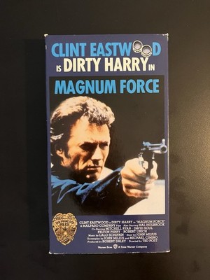 Magnum Force 1990 VHS Clint Eastwood, 1973, Warner Bros