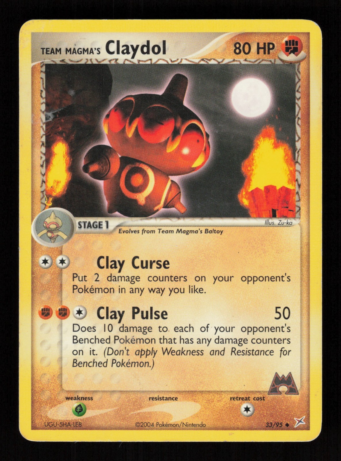 Team Magma's Claydol 33/95 Team Magma vs Team Aqua Regular