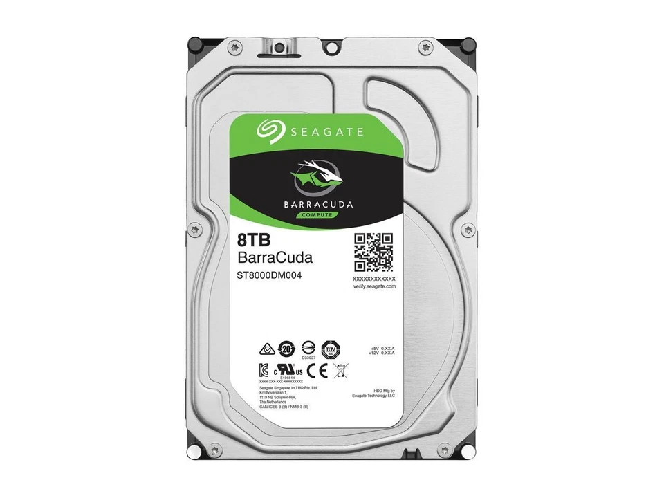 Seagate BarraCuda NE-ST8000DM004 8TB 5400 RPM 256MB Cache SATA 6.0Gb/s 3.5" - Image 3 of 4