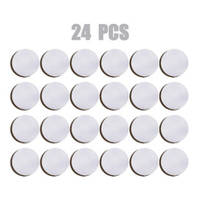 24 Set Blank Neoprene Round Car Coasters for Sublimation Heat Transfer Printing
