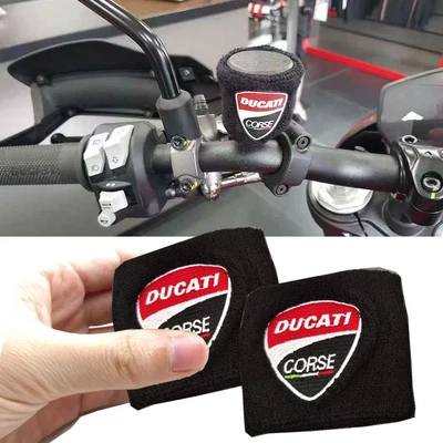 Copertura Serbatoio Frizione Freno Moto per Ducati Corse Panigale Set Nero