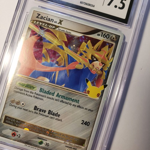 Zacian LV.X graded CGC 7.5 for sale on eBay