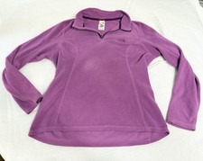 The North Face Polartec Classic 1/4 Zip Fleece Pullover Purple Women's M