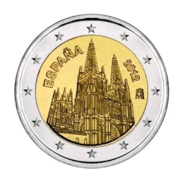 2€ UNC Espagne 2012 Burgos