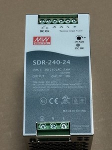 Mean well Power Supply SDR-240-24. 24V  10A New In Box