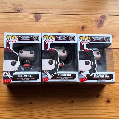 BabyMetal Funko Pop Rocks RARE Su-Metal, Yuimetal & Moametal Set