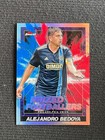 Alejandro Bedoya 2022 Topps Finest MLS Prized Footballers Fusion Blue Red 44/45