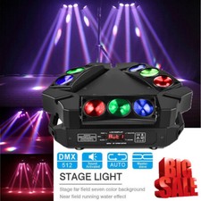 9 LED 240W RGB Beam Moving Head Disco Light DJ Party Club Stage Effect Light DMX