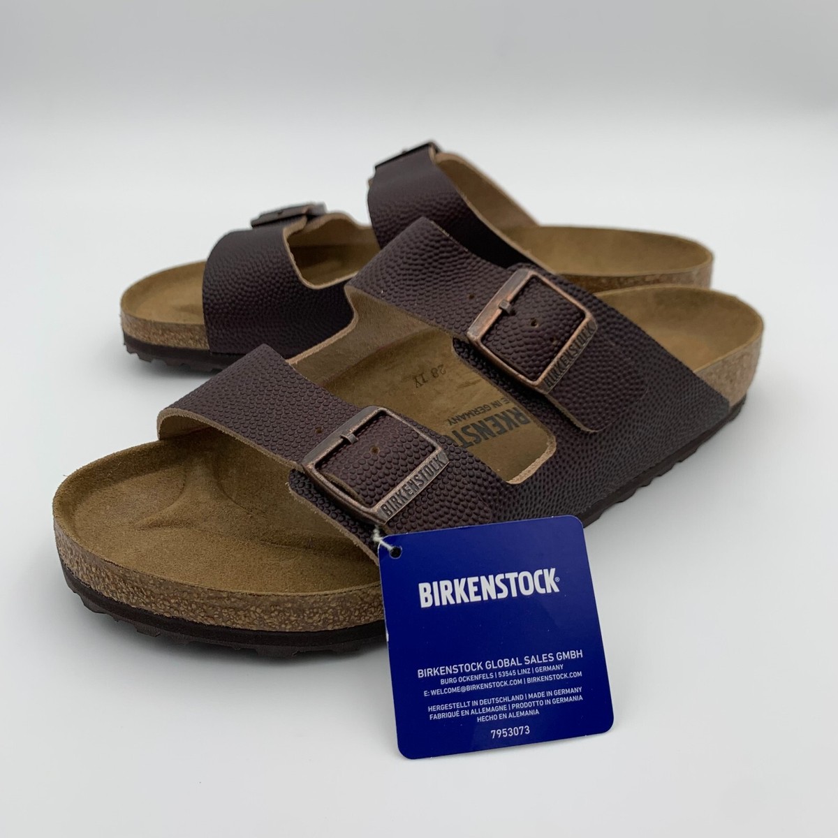 その他 k Birkenstock New w/ Box Arizona Roast Embossed Natural Horween
