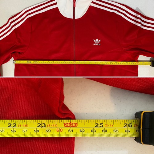 Adidas Originals Beckenbauer Tracksuit Better Scarlet White Size XL - Picture 10 of 13