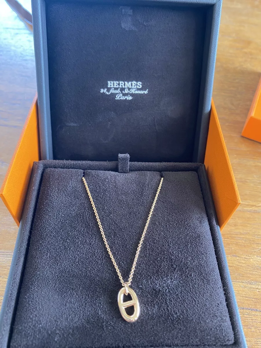 Hermes “Farandole” 18K rose gold Pendant Necklace