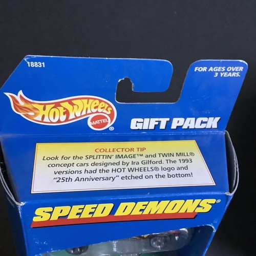 Vintage 90s Mattel Flames Hot Wheels Gift Pack 18831 Speed Demons 5 Cars - Picture 9 of 9