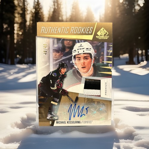 2023-24 SP GAME USED MICHAEL KESSELRING ROOKIE PATCH AUTO! 4 COLOR! /49 🏒🔥