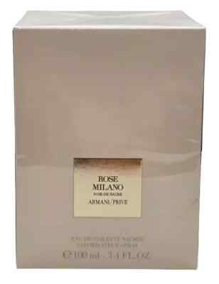 GIORGIO ARMANI PRIVE ROSE MILANO SOIE DE NACRE EDT SPRAY 3.4 OZ/ 100 ML SEALED