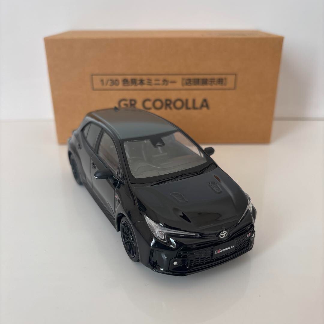 GR COROLLA ミニカー 1/30 ブラック Toyota Gr Corolla 1/30 219 Precious Black Pearl Color Samples