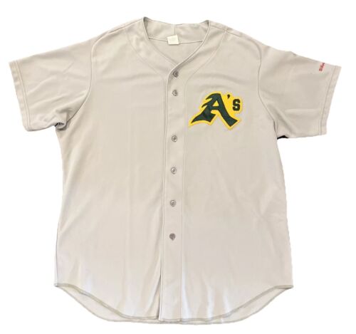 Oakland As Jersey XXL Wilson Vintage Gray Mens