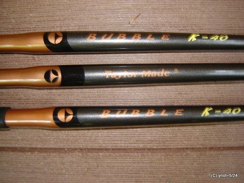 (3) Quemador TaylorMade junior K-40 eje de burbuja diestro madera de calle; 5-6; 9-P - Imagen 7 de 7