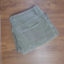 Bill Blass Jeans Tan Corduroy Stretch High Rise Pants Women's 16 Petite