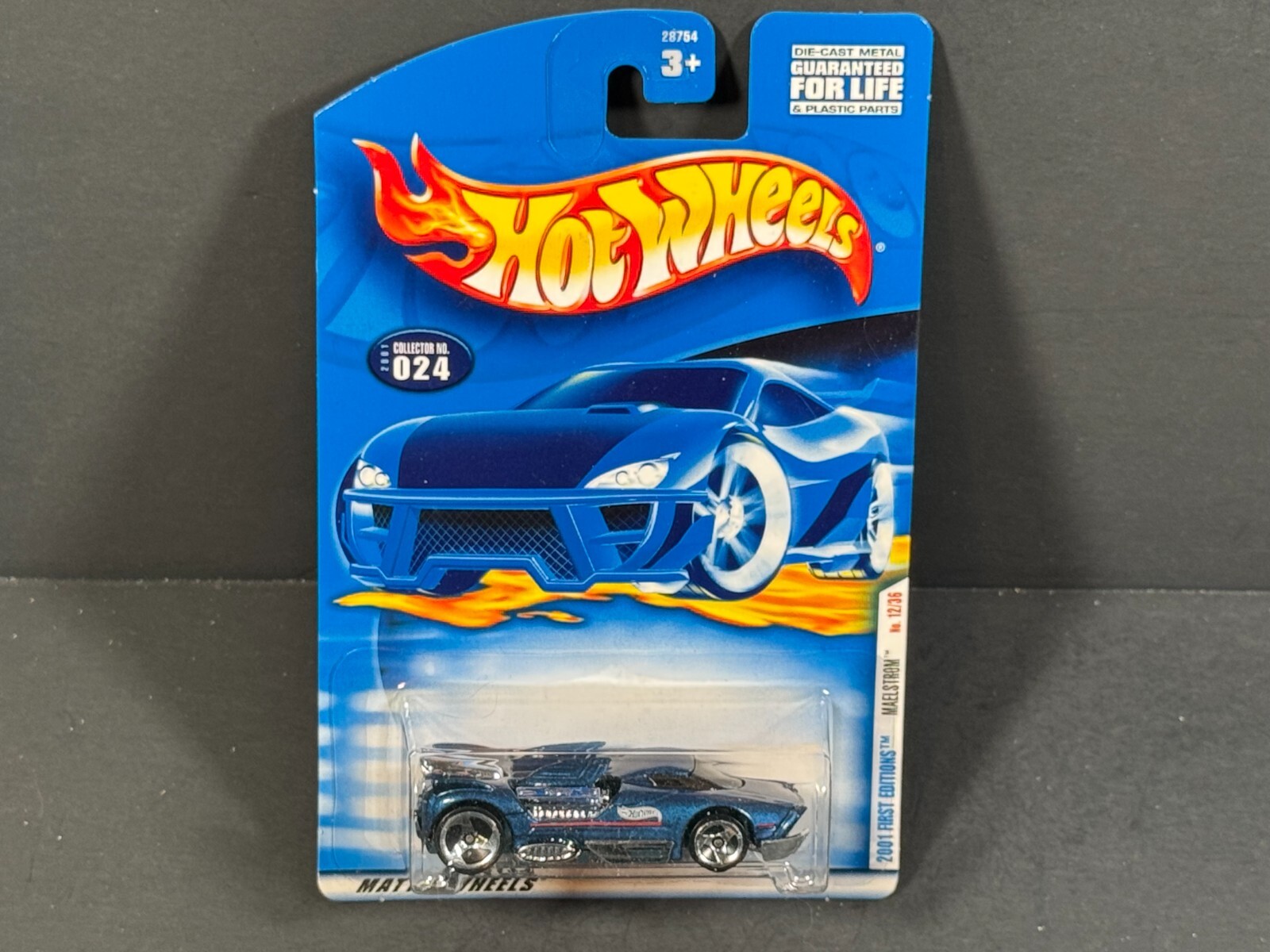 2001 HOT WHEELS  Maelstrom Blue First Editions #024