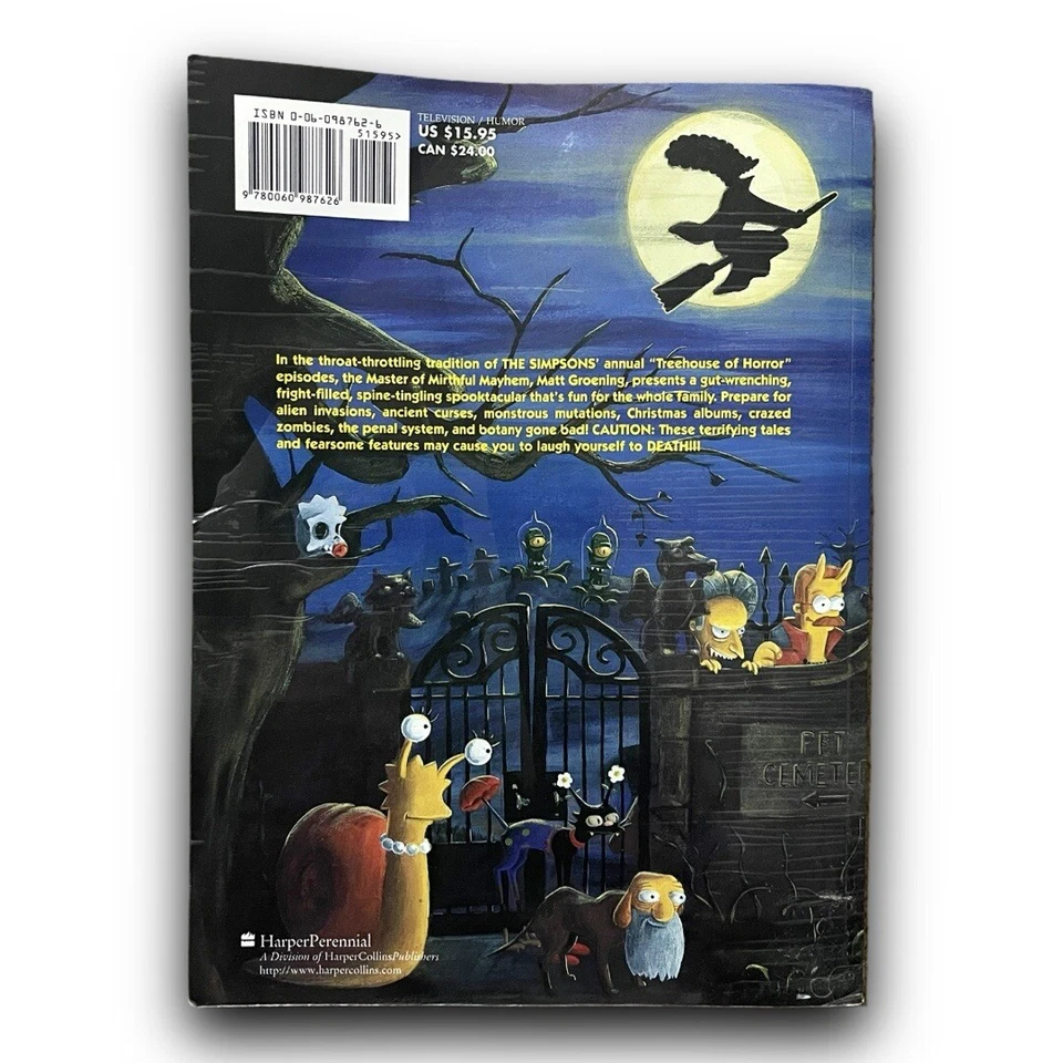 Libro Bart Simpsons Treehouse of Horror Heebie Jeebie Hullabaloo (1999) Foto 2 de 3