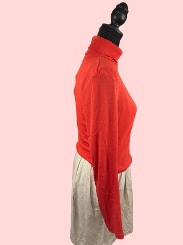 Madewell Women’s Turtleneck Sweater Fitted Red Sz M (runs Small) - Picture 5 of 7