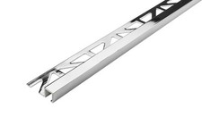 Fliesenschienen Quadratprofile in Edelstahl, Aluminium und PVC  - 10 Stück