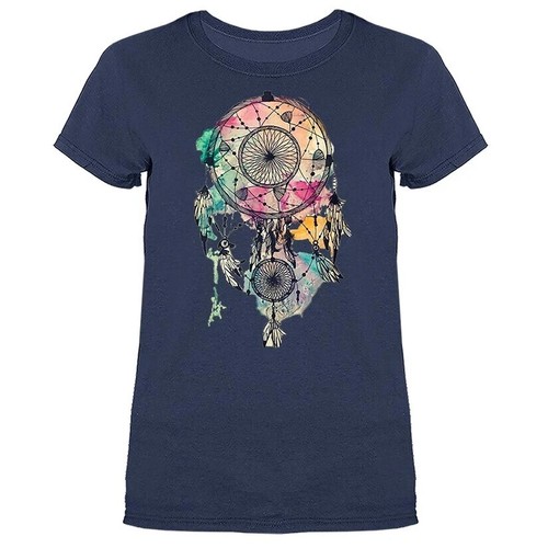 Dreamcatcher Tribal Indianer Indianer Feder Damen T-Shirt - Bild 12 von 18