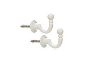 silver ball tie backs