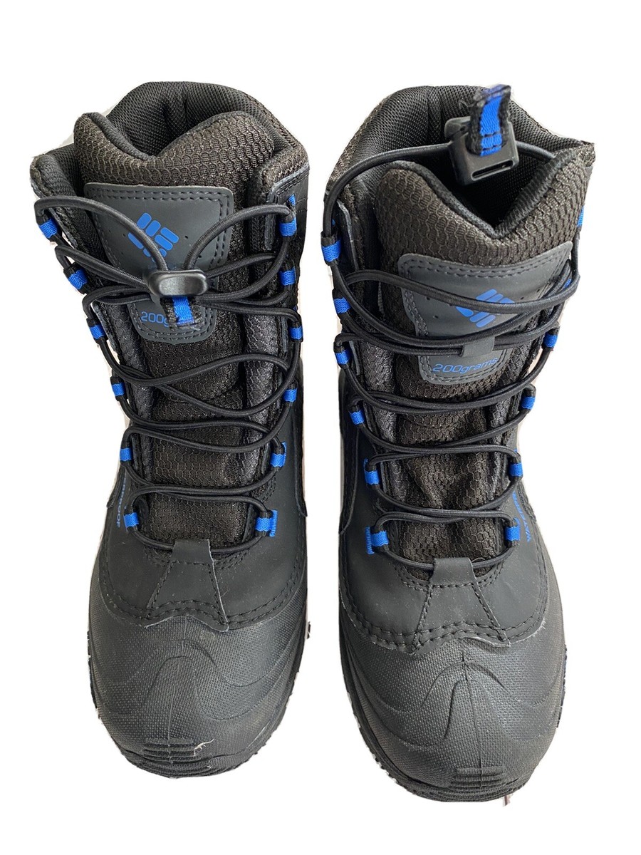 COLUMBIA Kids WATERPROOF Snow Hiking Utility boots 200grams size EUC!!