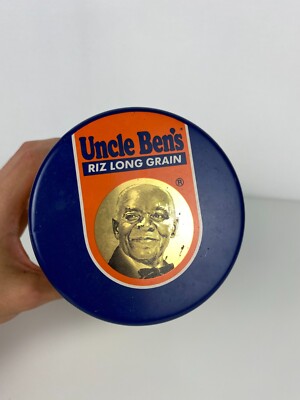 Ancienne Boîte de riz Uncle Ben’s en Fer des JO d’hiver 1992