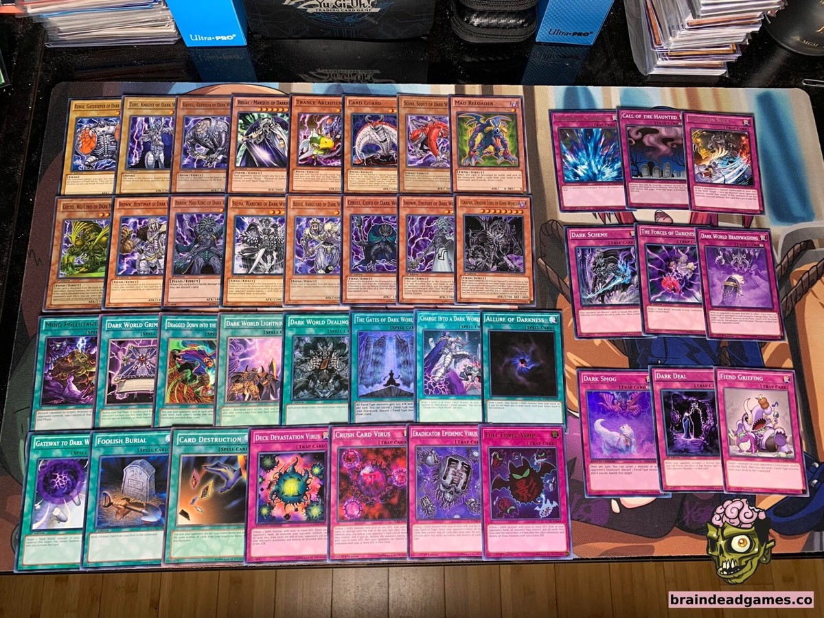 旧アジア 暗黒界 Dark World fiend系統 6枚セット Yugioh Dark World Deck - Fiend, Virus, Gates, Underworld