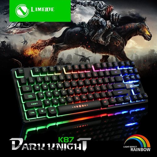Gaming keyboard Wired Gaming Mouse Kit K87 Wired 87 Keys Mechanical With RGB - Picture 2 of 7