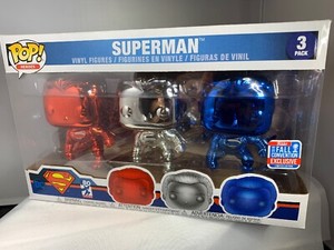 funko pop superman 3 pack