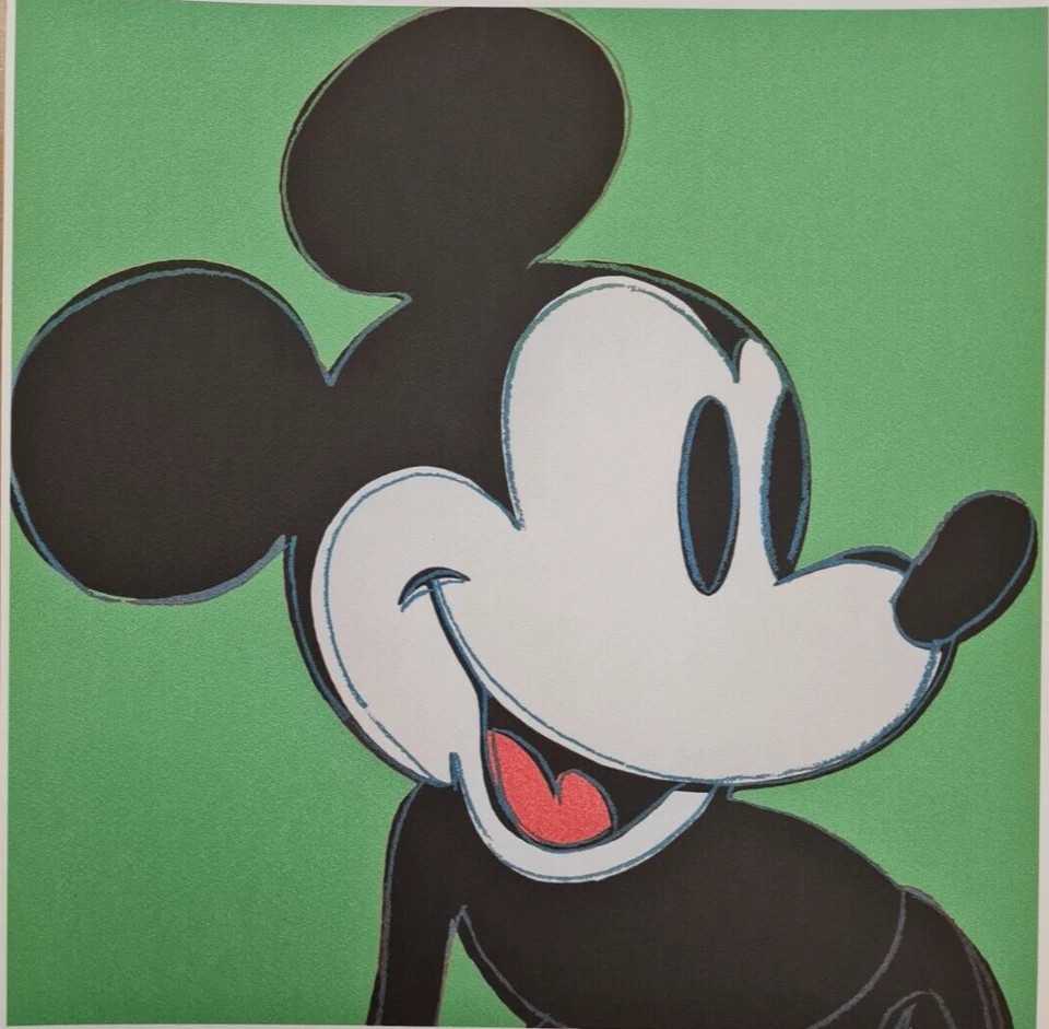 ANDY WARHOL * Mickey Mouse * signed lithograph * Kunstdruck * limited # xx/125 - Bild 2 von 4
