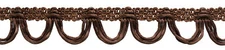 Loop Fringe Trim, Style# 0150RT, Color# E29 - Espresso Brown [Sold By The Yard]