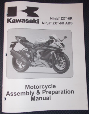 Kawasaki Ninja ZX- 6R And ZX -6R ABS Motorcycle Assembly And