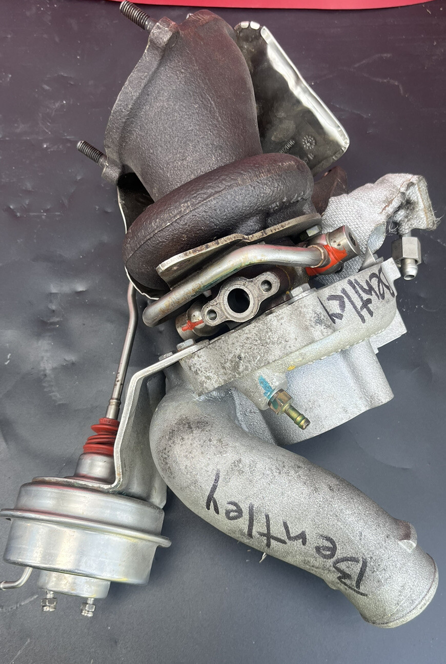 07-11 Bentley Continental GT GTC Left Engine Turbo Turbocharger 07C145061H OEM