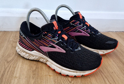 Brooks Adrenaline Black GTS 19 Damen Sneaker UK 5,5 Pink Running LESEN