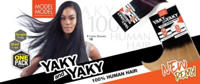 Model Model 100% HUMAN HAIR YAKY & YAKY 4 PIECES *BEST VALUE* *FREE SHIPPING*