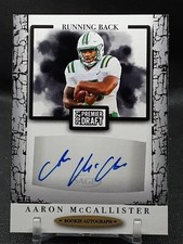 AARON MCCALLISTER 2021 SAGE BLACK AUTO ROOKIE 49ERS