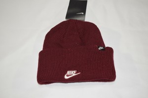 NIKE Knit Beanie Maroon - One Size 193151043252 | eBay