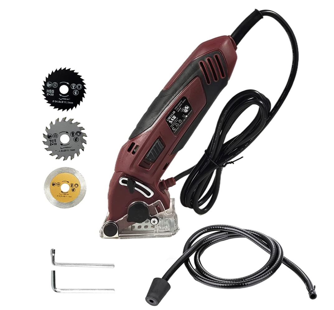 SGQCAR Circular Saw Machine,Professional Compact Circular Saw,Multi-Function High Powered Saw \u0026 3 Carbide Tipped Blade,Power Saws Circular Compact for